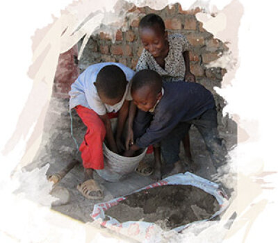 Wohnhaus Bassotu — Innenhof